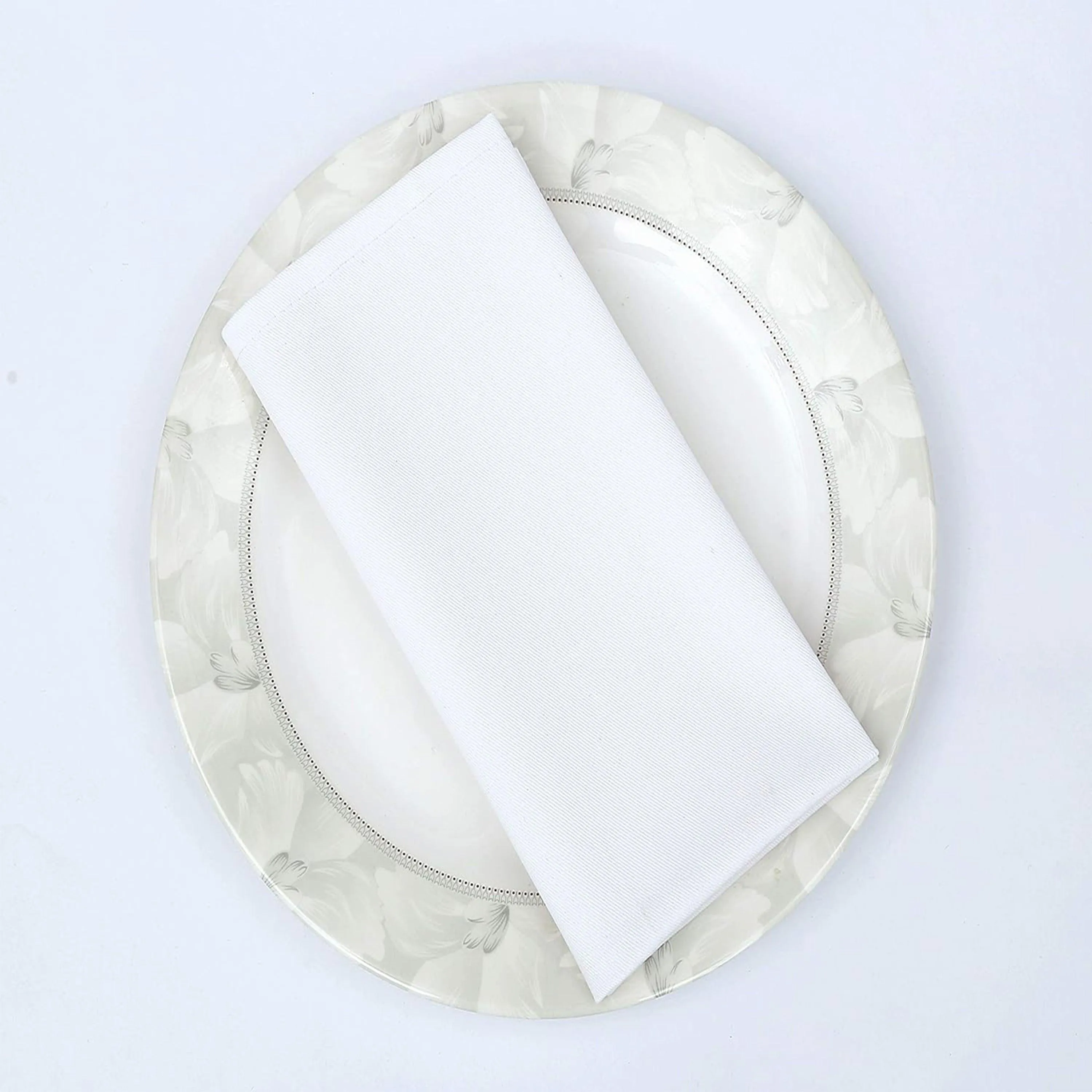 12 Pack Cotton Napkins 18x18 - Hotel Quality for Parties and Weddings