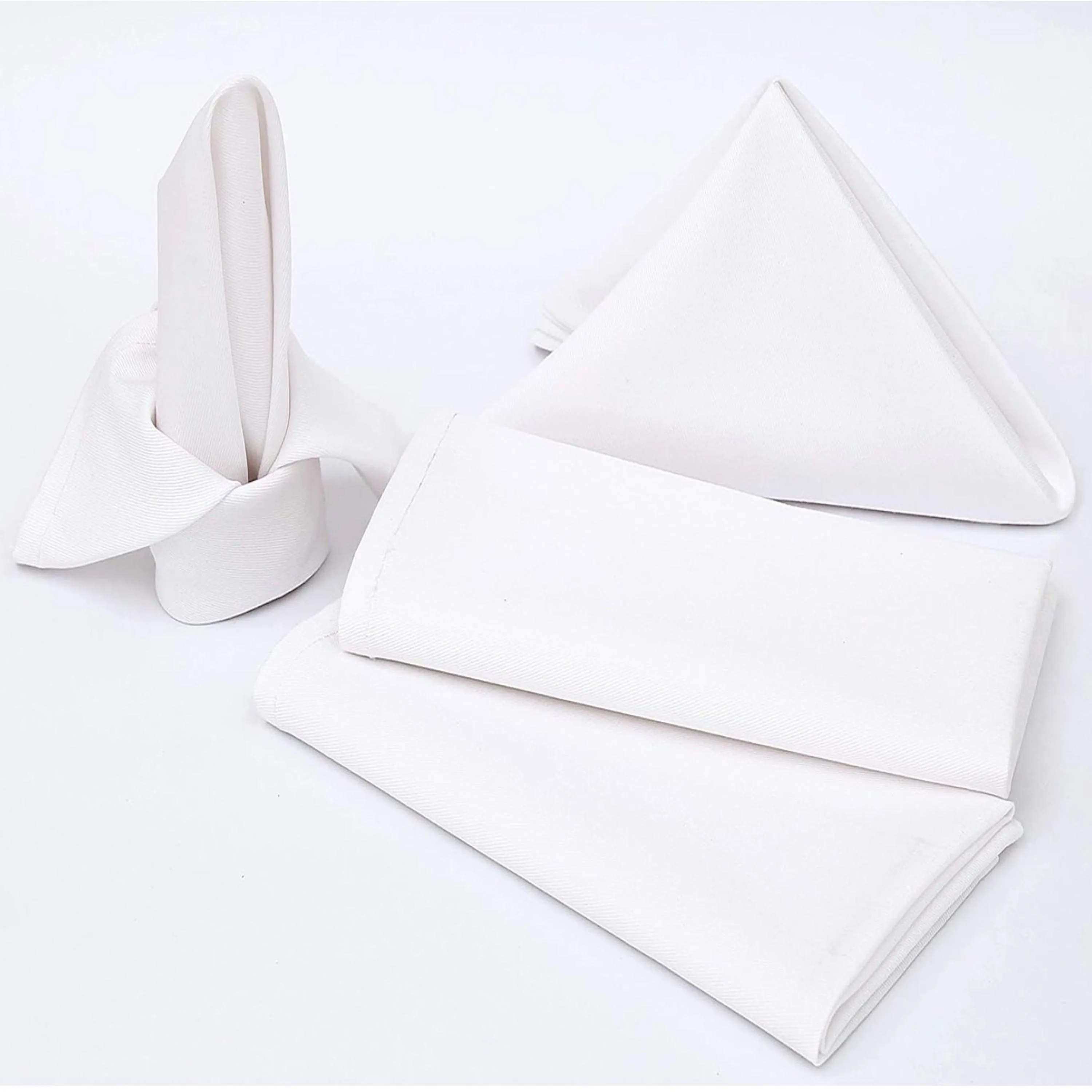 12 Pack Cotton Napkins 18x18 - Hotel Quality for Parties and Weddings