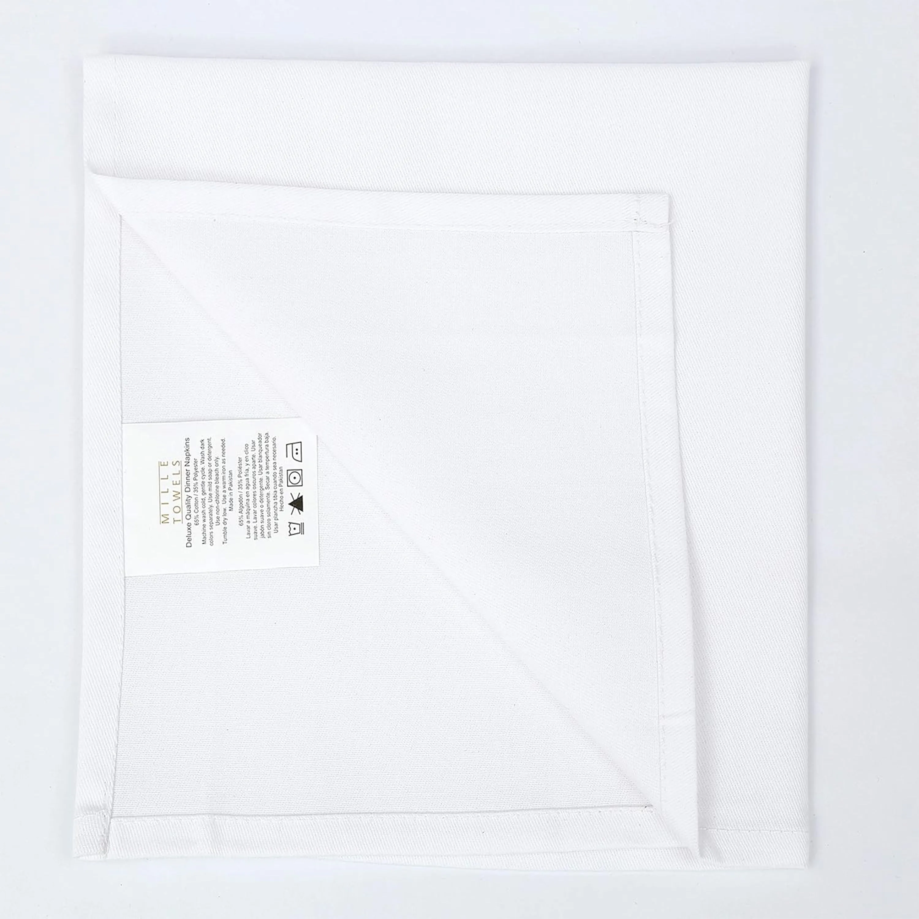 12 Pack Cotton Napkins 18x18 - Hotel Quality for Parties and Weddings