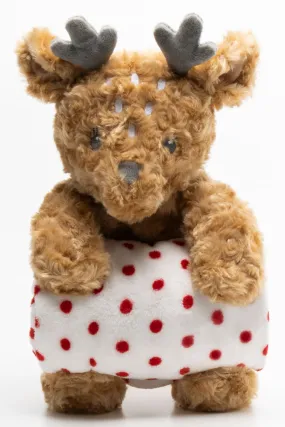 2 Pack Reindeer Toy And Blanket