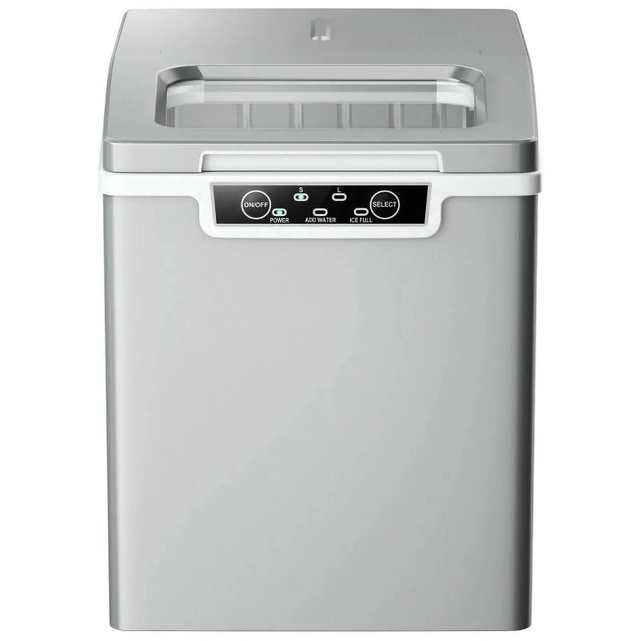 2 Quart Portable Ice Maker Machine with Scoop and Basket - Makes Ice in 7 Minutes