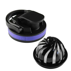 26oz Shaker Lid   Agitator Combo - Black Lid with Lilac Dreaming Band