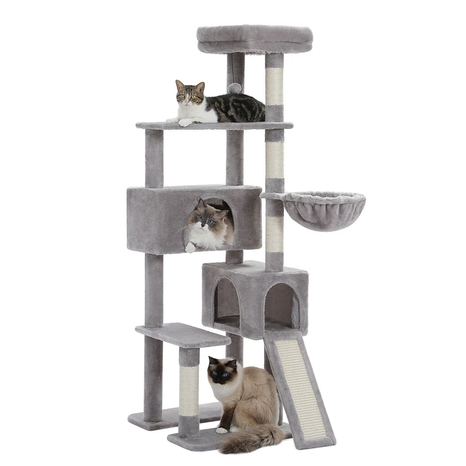 60" Multilevel Cat Scratching Tree