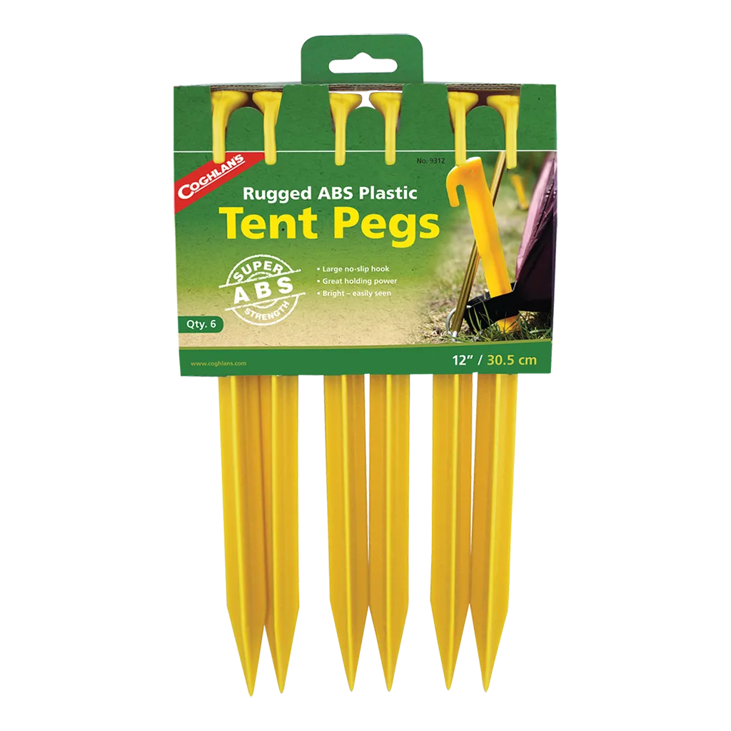 6PK 12' TENT PEGS