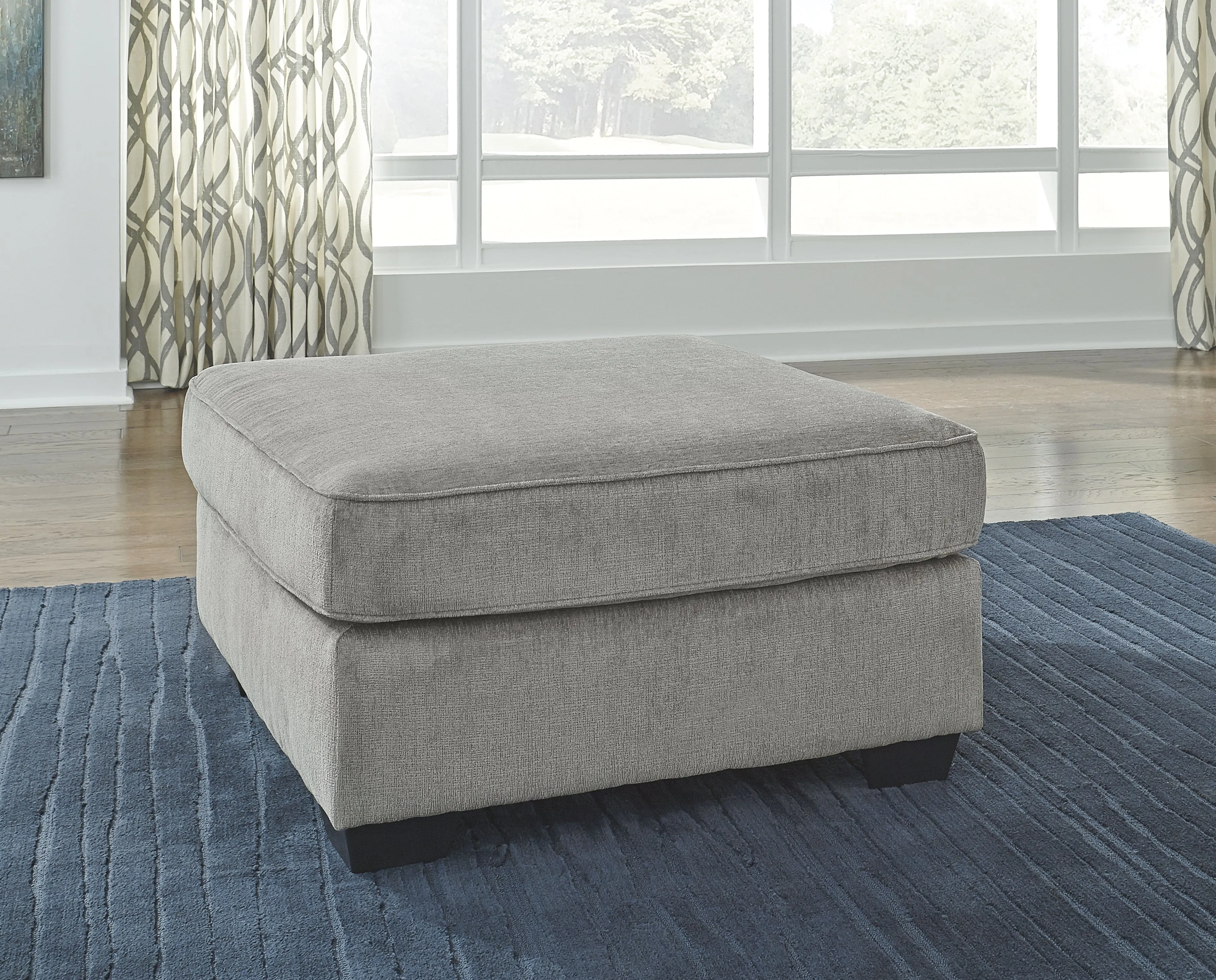 Altari 2-Piece Sleeper Sectional with Ottoman in Alloy