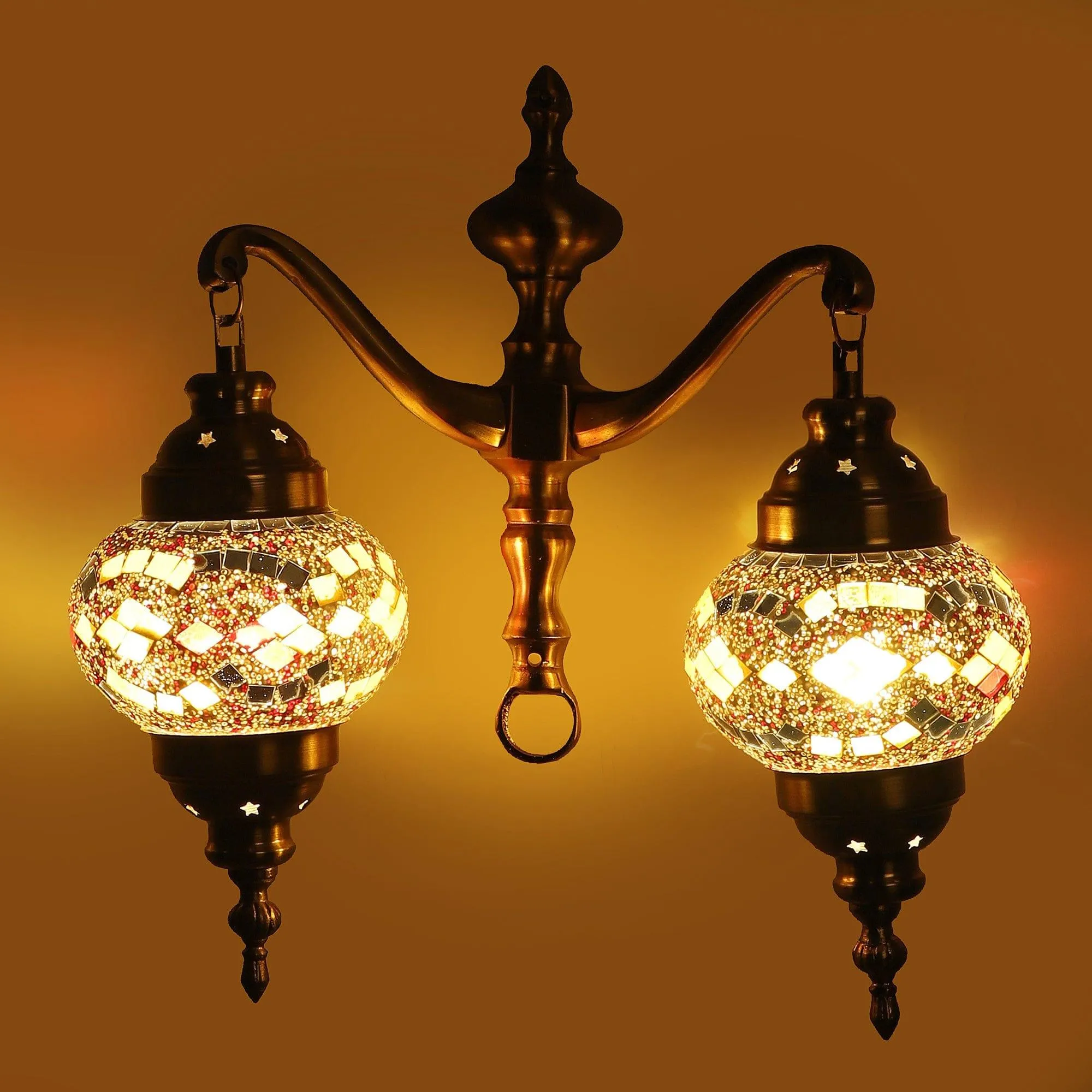 Aluminium Multicolor 2 Wall Lights