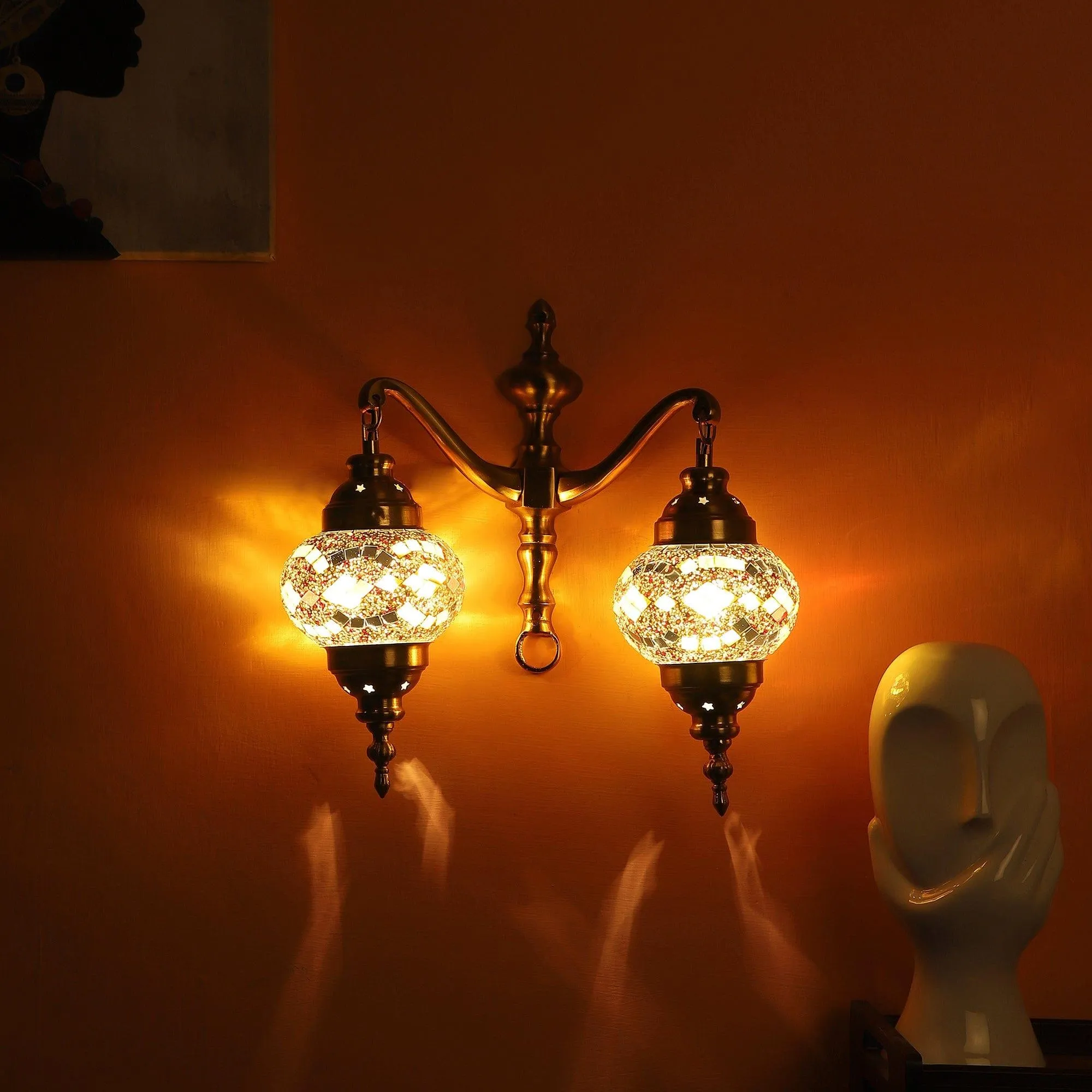 Aluminium Multicolor 2 Wall Lights