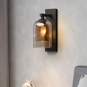 ANKUR LUMI JADE DOUBLE WALLED GLASS CONTEMPORARY WALL LIGHT