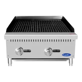 Atosa ATCB-24 24" Heavy Duty Countertop Charbroiler 70,000 BTU