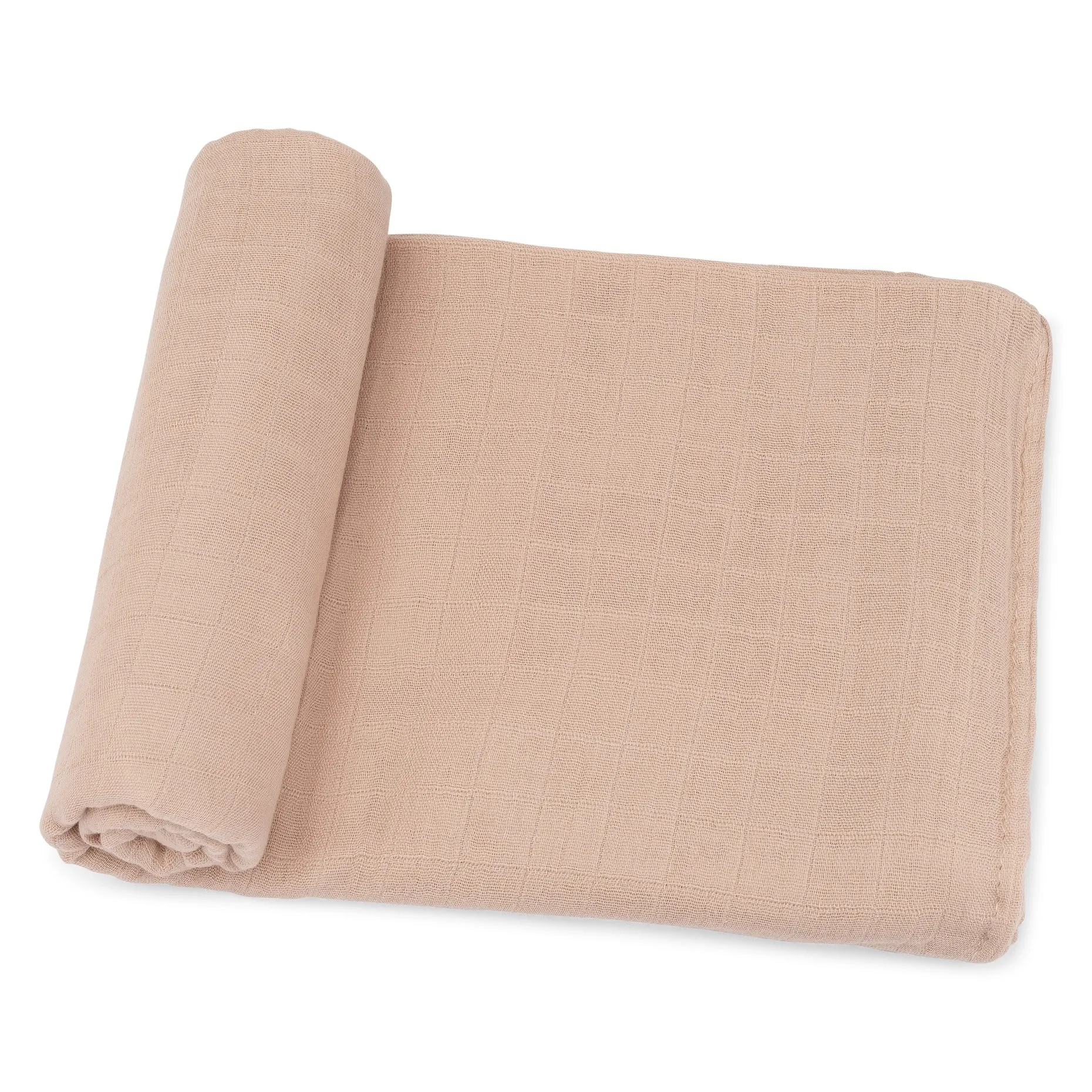 Baby Muslin Swaddle Blankets - Blush