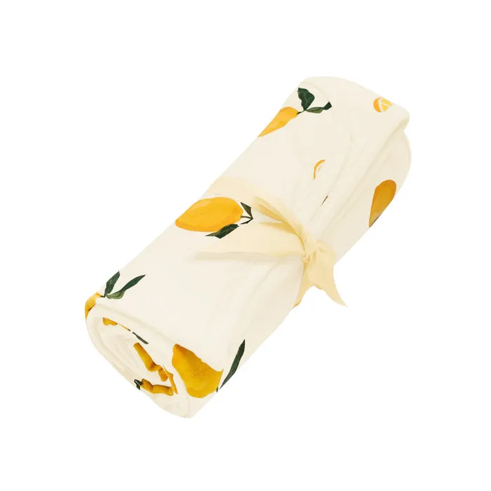 Bamboo Swaddling Blanket - Lemon