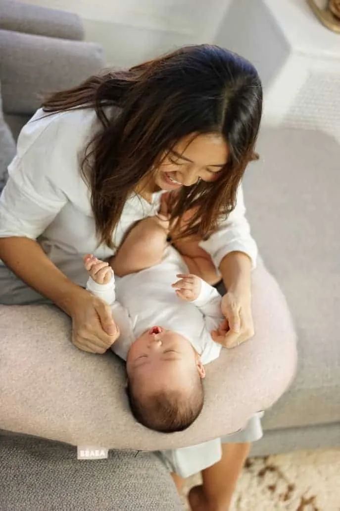 BEABA Big Flopsy Maternity and Nursing Pillow - Beige