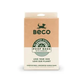 Beco Compostable Poop Bags with Handles - 96 Pack