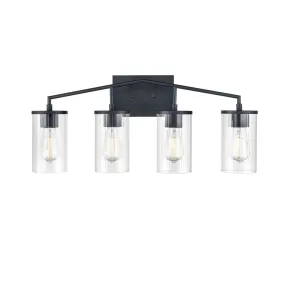 Beverlly 28 in. 4 Lights Vanity Light Matte Black Finish