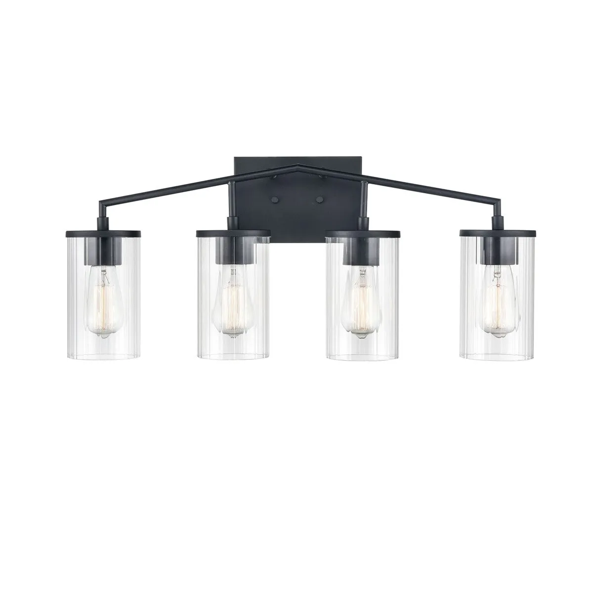 Beverlly 28 in. 4 Lights Vanity Light Matte Black Finish