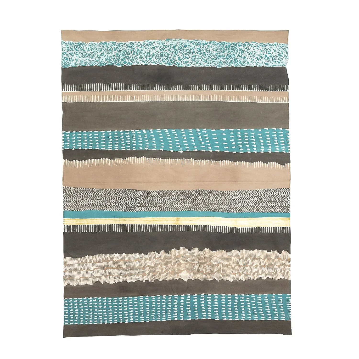 Boho Teal Multiprint Tablecloth