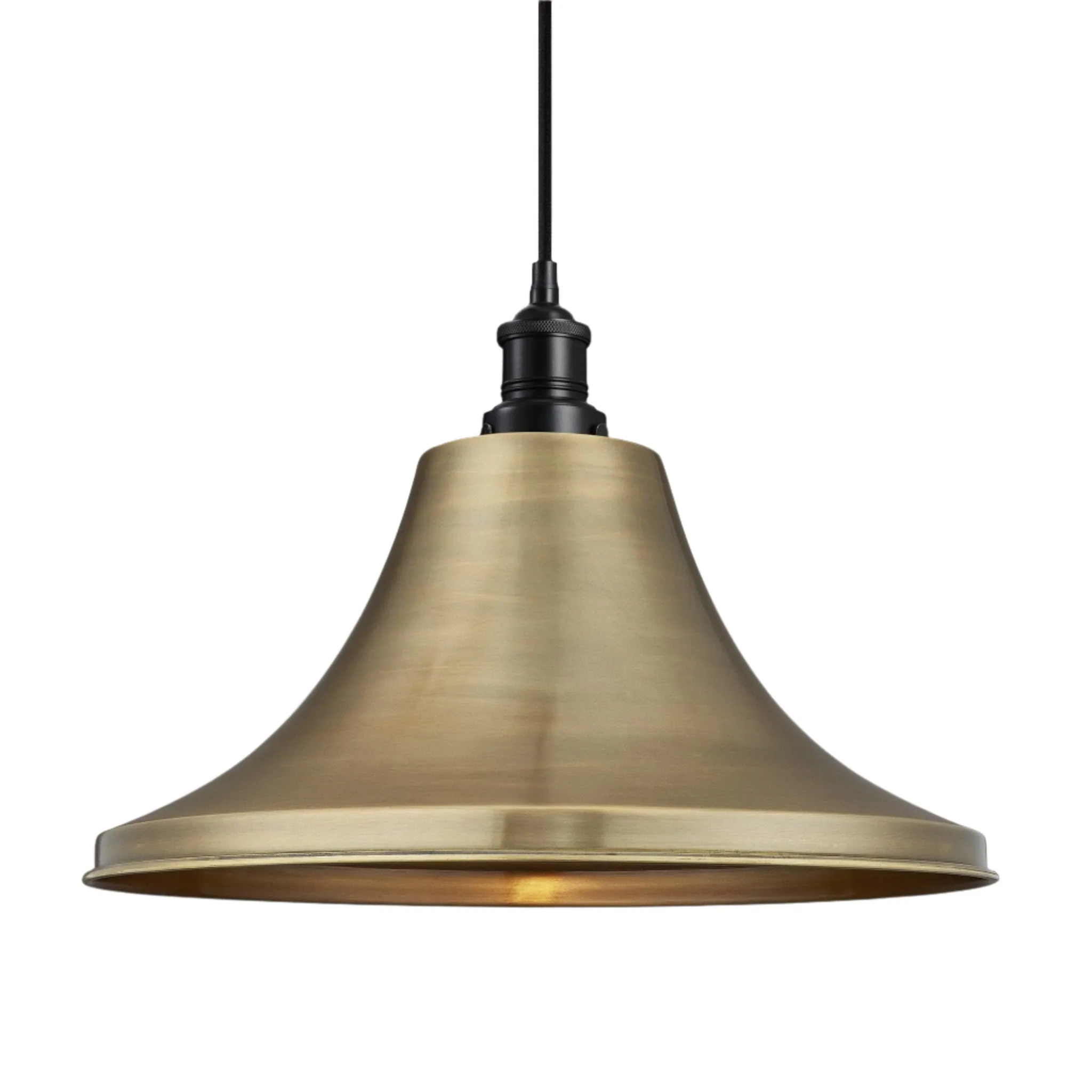 Brooklyn Giant Bell Pendant - 20 Inch - Brass