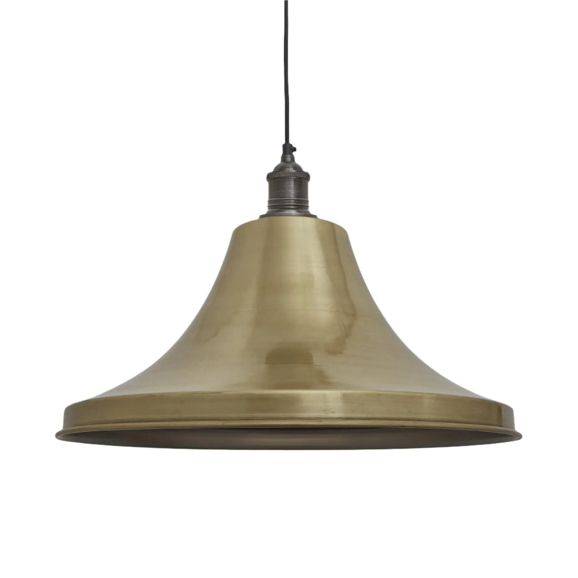 Brooklyn Giant Bell Pendant - 20 Inch - Brass