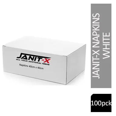 Bulky Soft Napkins White 100 2Ply 40cm x 40cm