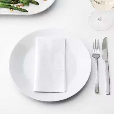 Bulky Soft Paper Lunch Napkins White 40cm x 40cm 100's