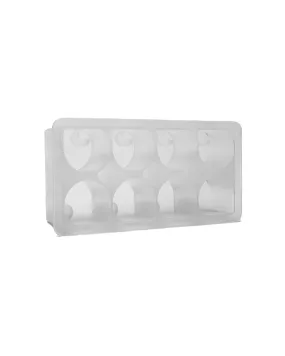 C Logo Ice Cube Tray Clear