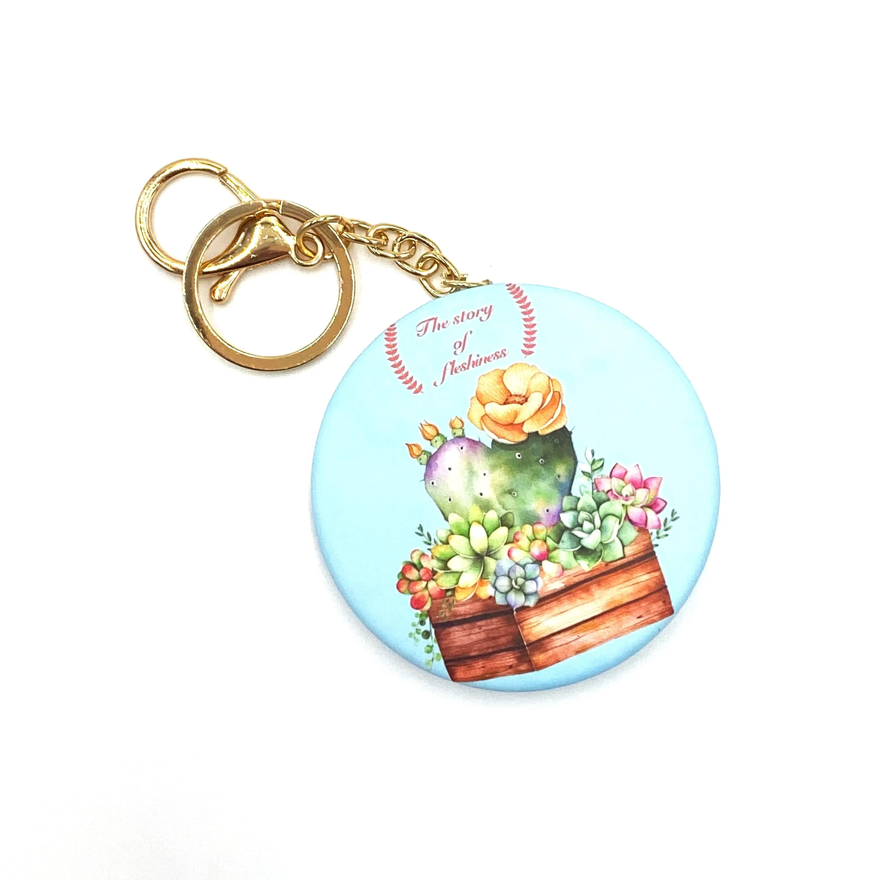 Cacti Purse Mirror