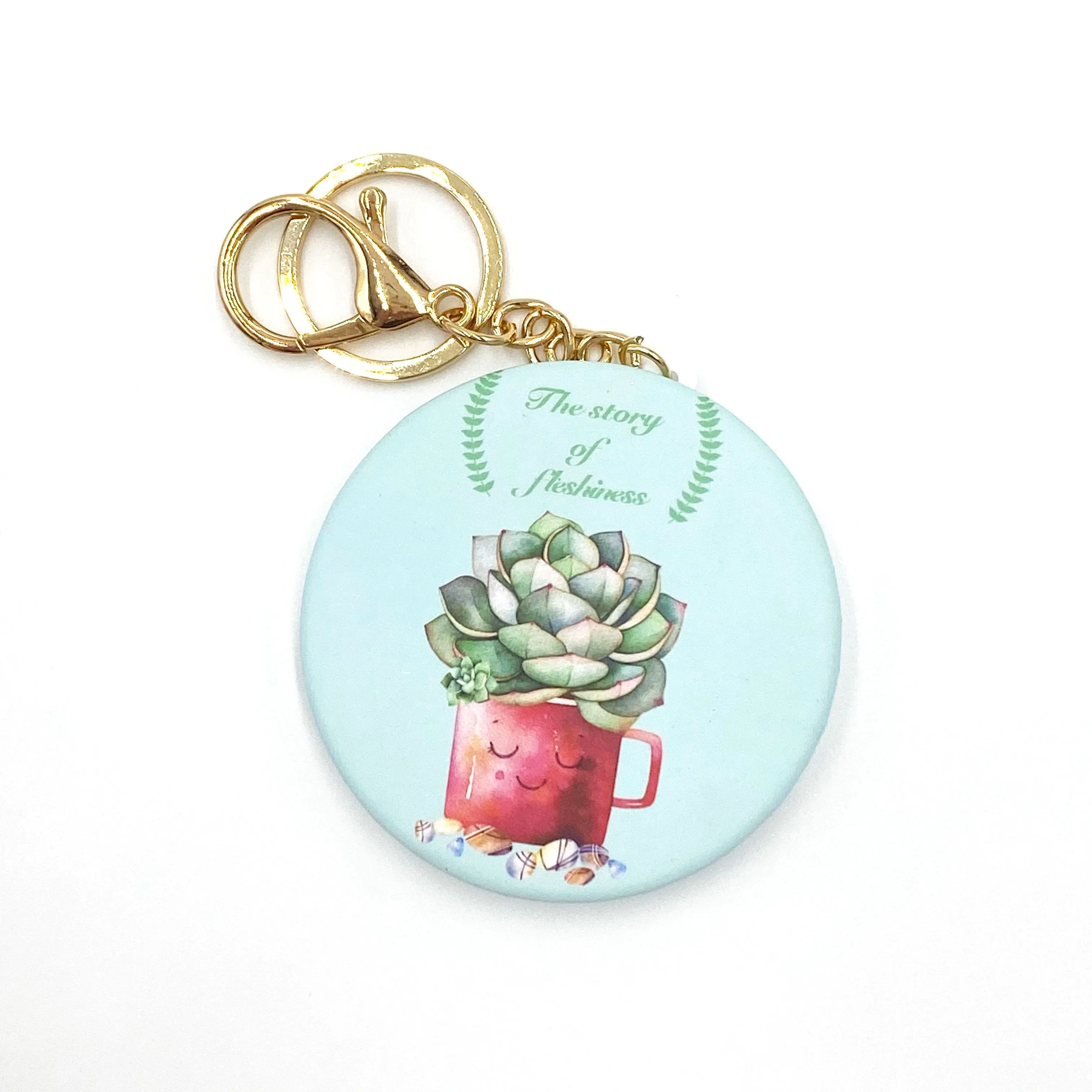 Cacti Purse Mirror