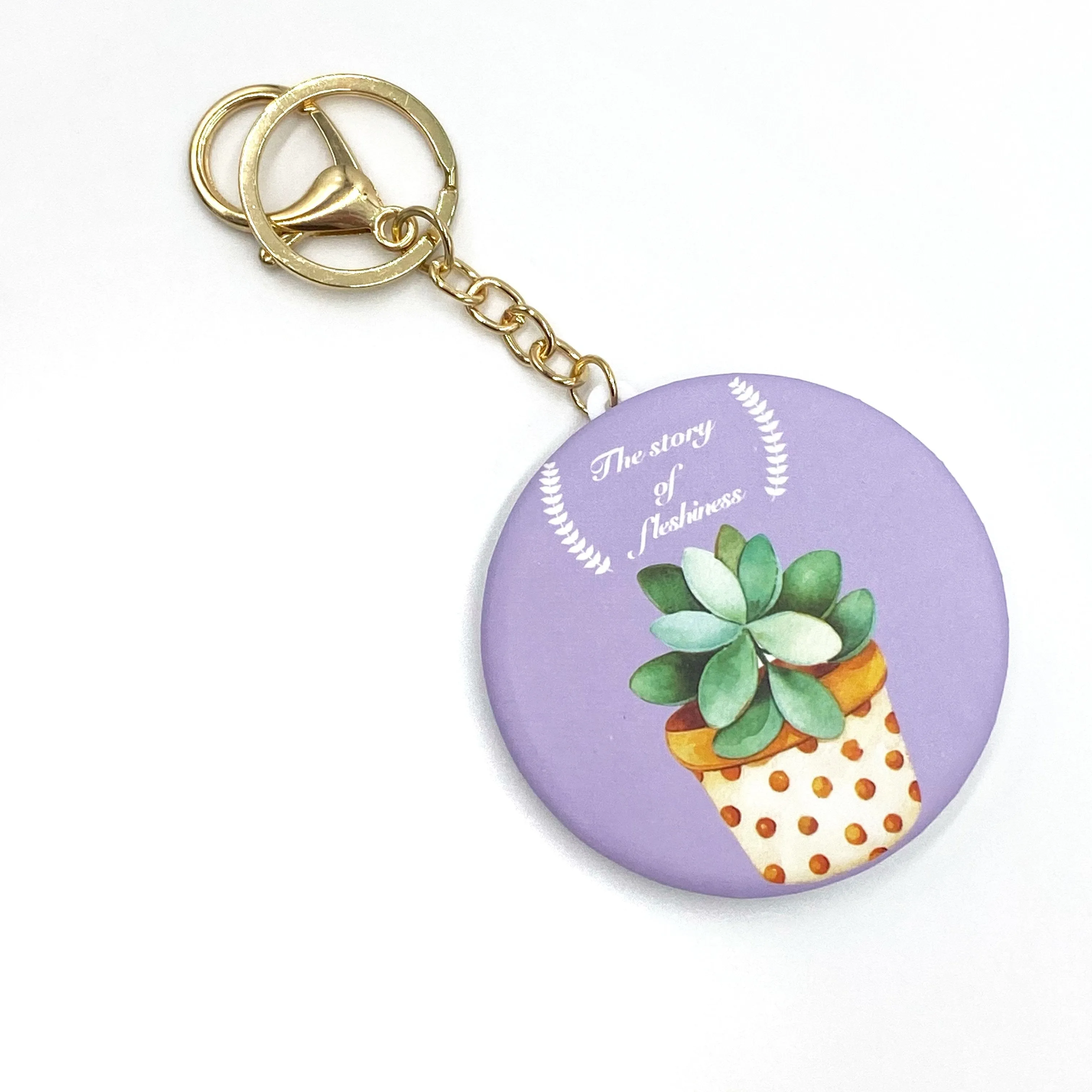 Cacti Purse Mirror