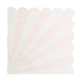 Candy Land Large Lunch Napkins, Light Pink, 16 Count