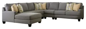 Chamberly 24302U1 Alloy 5-Piece Sectional with Chaise