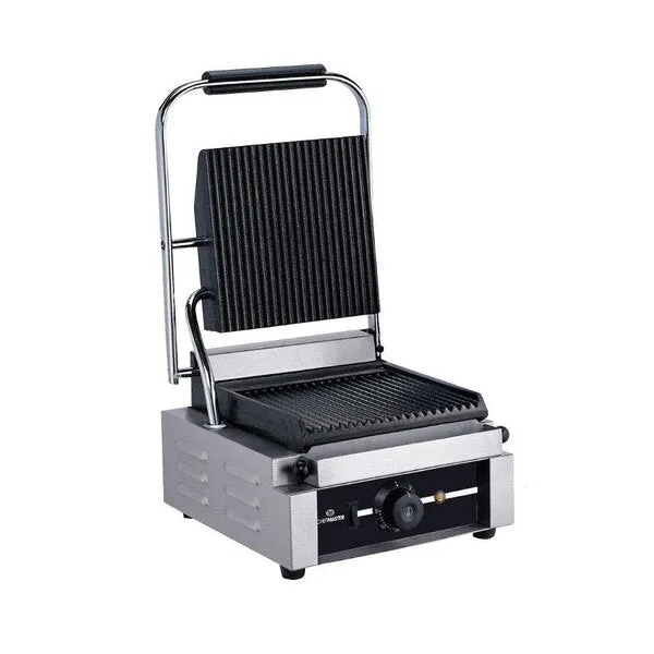 Chefmaster Single/Large Single/Double Contact Grill - Ribbed