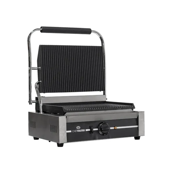 Chefmaster Single/Large Single/Double Contact Grill - Ribbed