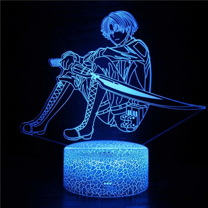 Children’s Gift Captain Levi Akmantu 3D Night Light