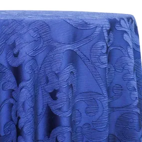 Classic Jacquard Table Linen in Navy