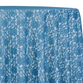Classic Lace Table Linen in Aqua 1135