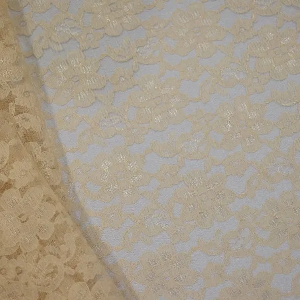 Classic Lace Table Linen in Champagne 1341