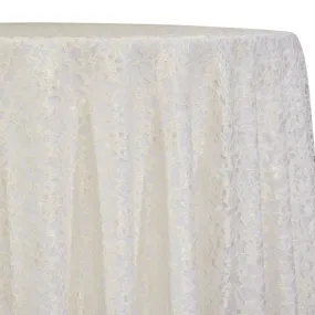 Classic Lace Table Linen in Ivory