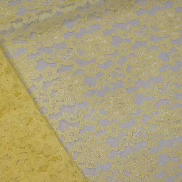 Classic Lace Table Linen in Yellow 7736