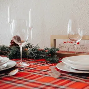 Classic Tablecloth Red Plaid