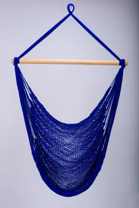Cobalt Blue Cotton Hammock Swing