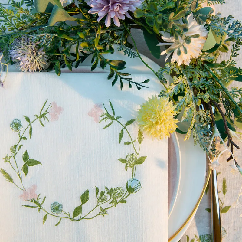 Cocktail Napkins - Françoise Paviot - Fleurs Des Pres
