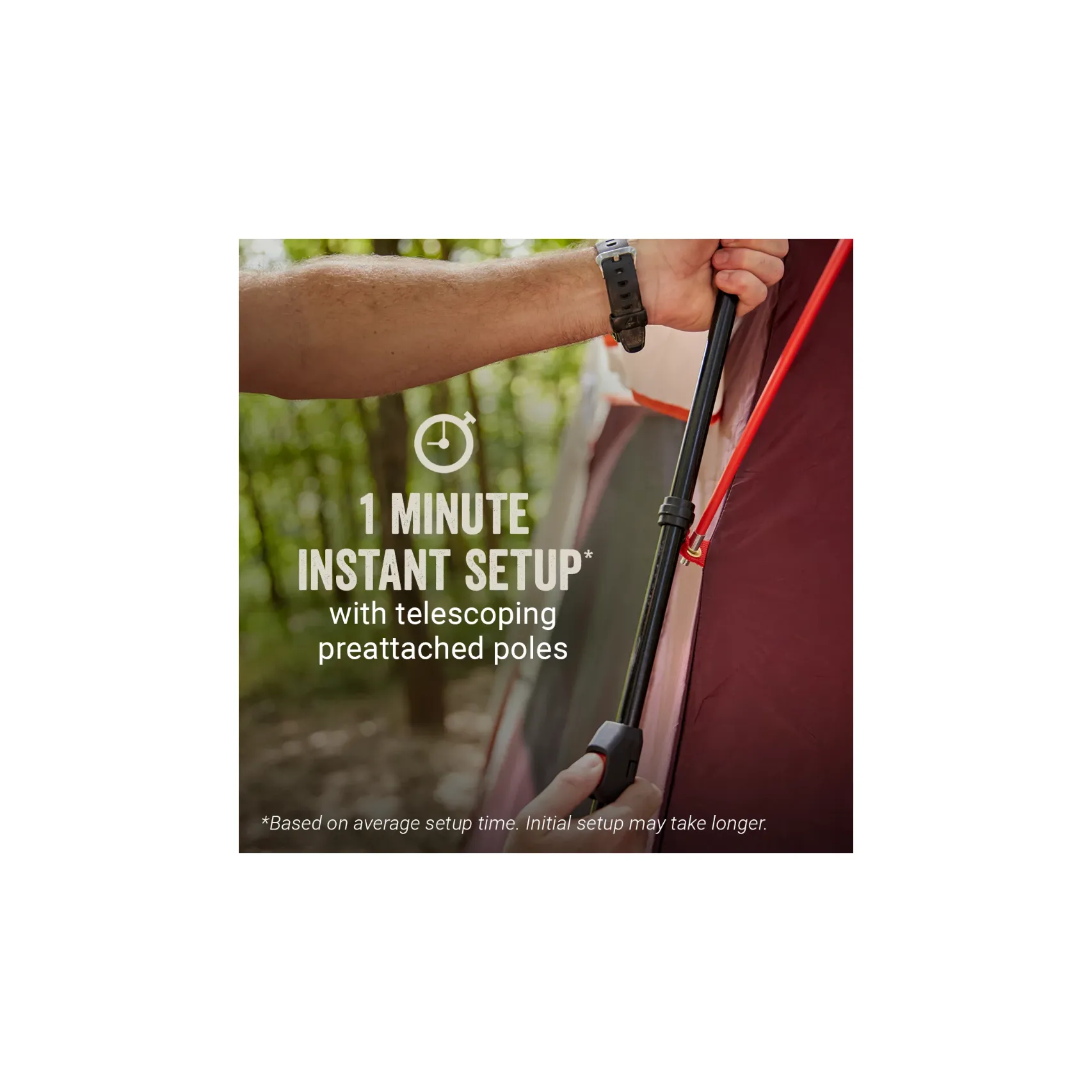 Coleman Skylodge 6-Person Instant Camping Tent - Blackberry [2000038278]