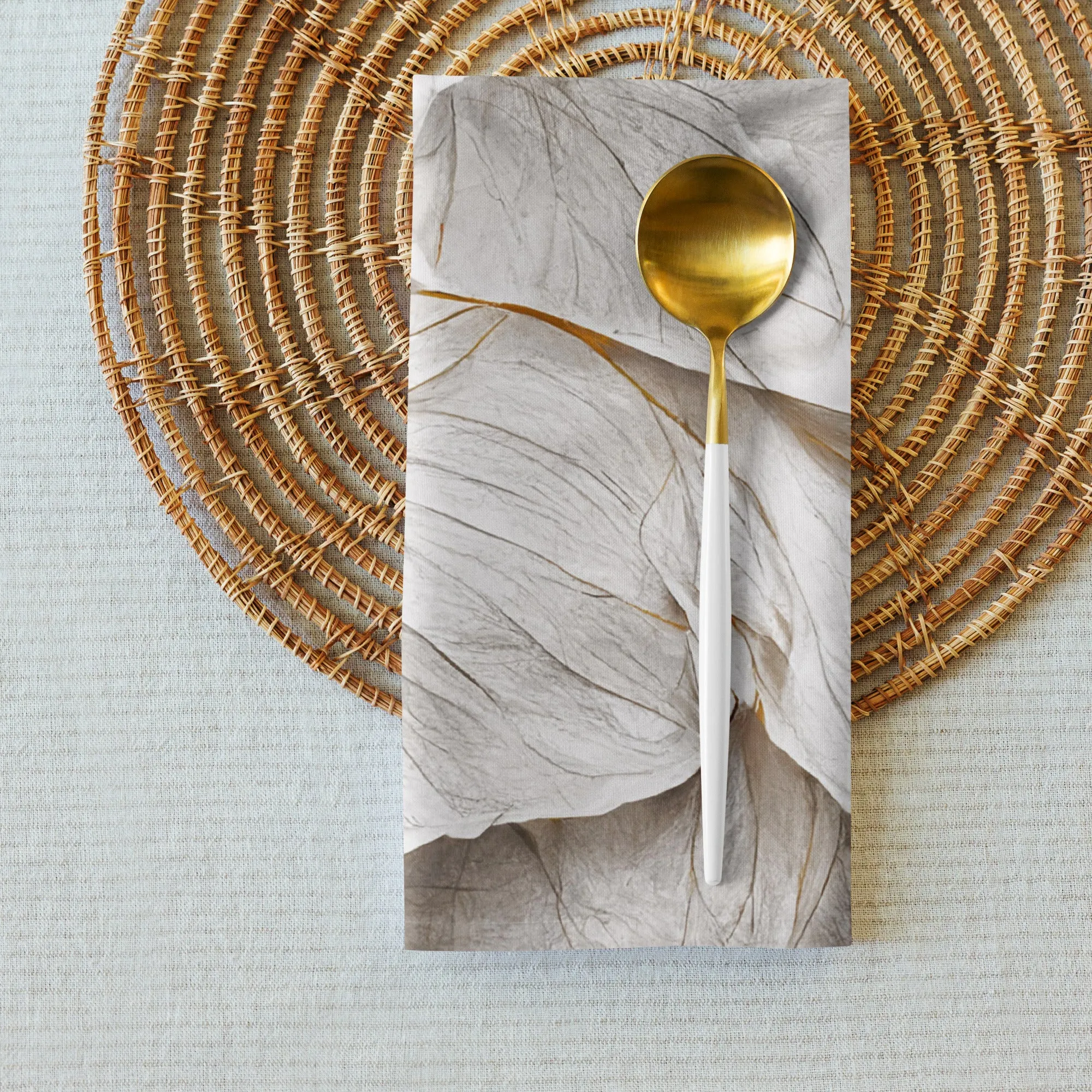 Colorful Flower Napkin Set x4: Vibrant Table Decor Upgrade