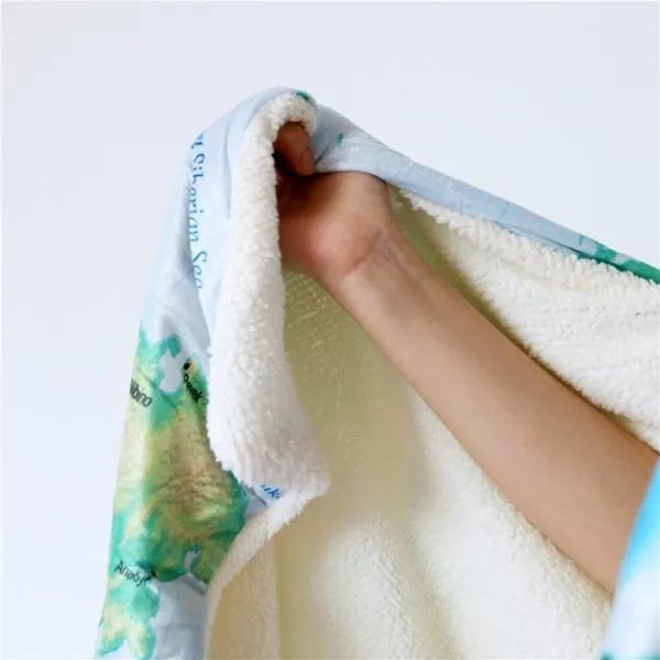 Cool Coco Vibes Cozy Hooded Blanket