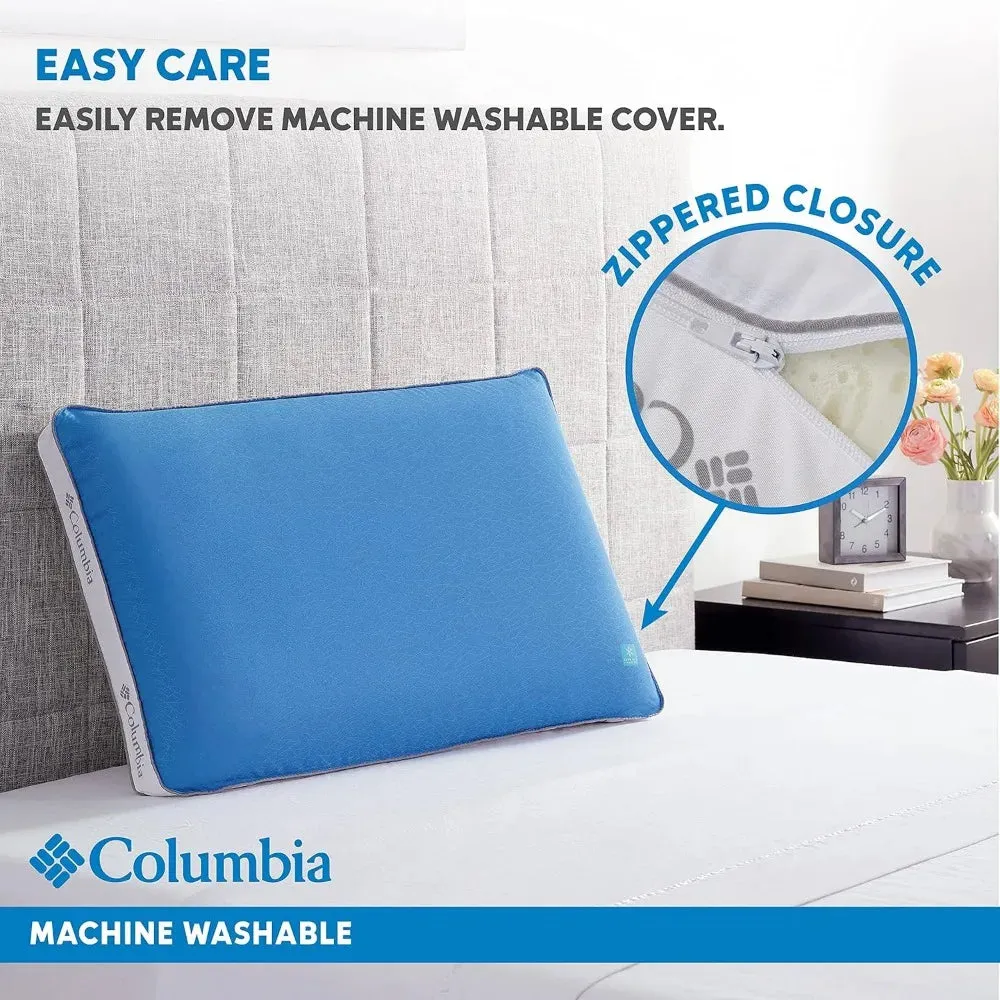 Cooling Memory Foam Pillow with Omni-Freeze Technology