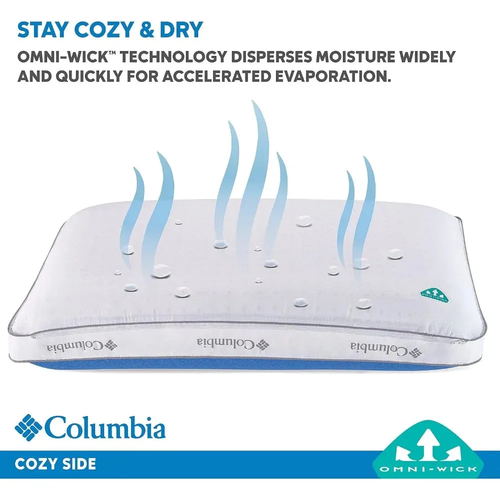 Cooling Memory Foam Pillow with Omni-Freeze Technology