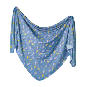 Copper Pearl Knit Swaddle Blanket / Birdie
