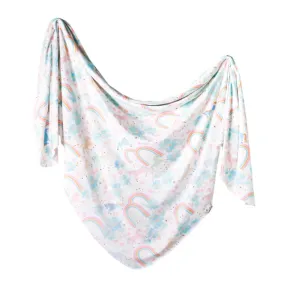 Copper Pearl Knit Swaddle Blanket / Whimsy