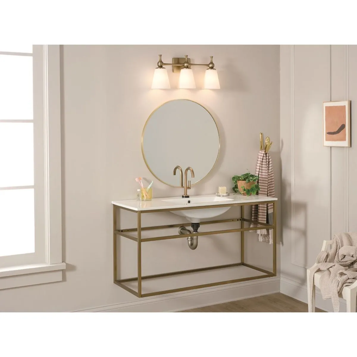 Cosabella 24 in. 3 Lights Vanity Light Bronze finish