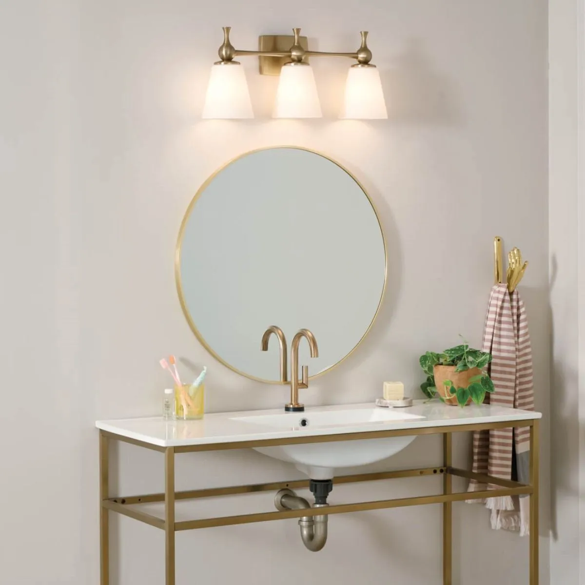 Cosabella 24 in. 3 Lights Vanity Light Bronze finish